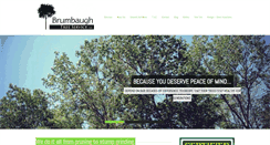 Desktop Screenshot of brumbaughtrees.com